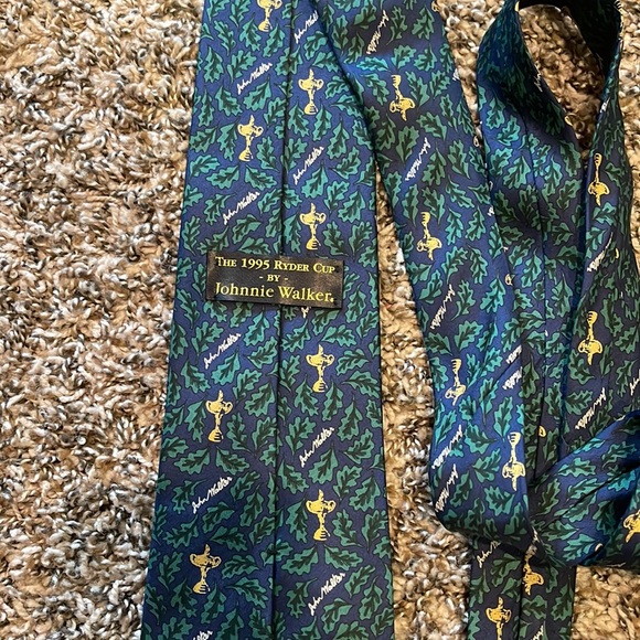1995 Ryder Cup By Johnnie Walker Mens Tie - Picture 3 of 3
